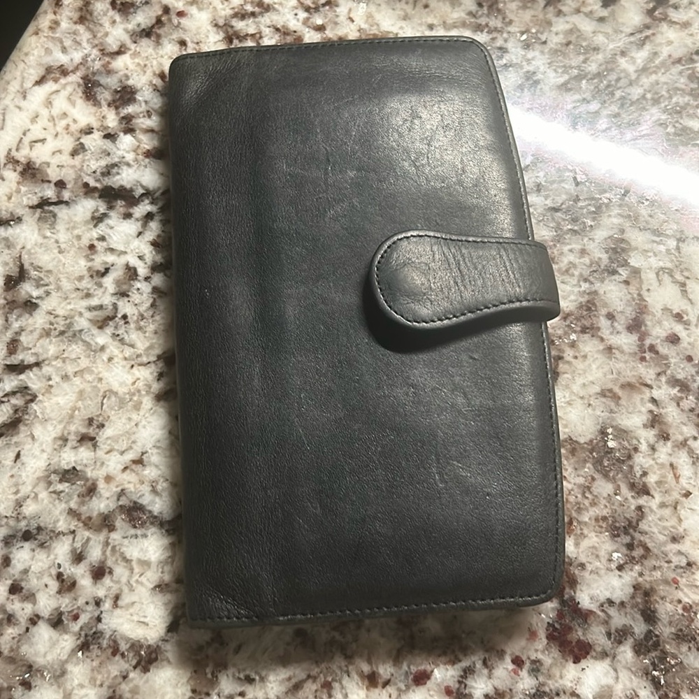 COACH Vintage Genuine Leather Portfolio Wallet